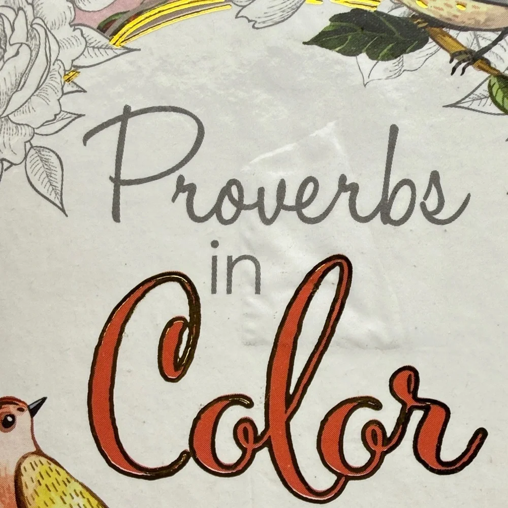 NEW Proverbs in Color Cards to Color and Share Beautiful - Picture 3 of 4